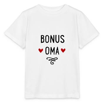 Bonus Oma - Stanley/Stella Kinder T-Shirt MINI CREATOR  - Weiß - Vorne - Maike (125cm)