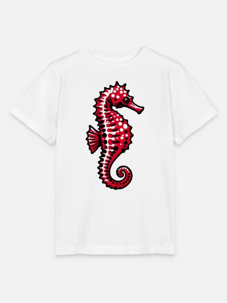 Seepferdchen - Stanley/Stella Kinder T-Shirt MINI CREATOR  - Weiß