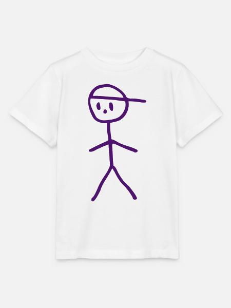 Strichmännchen - Junge - Stanley/Stella Kinder T-Shirt MINI CREATOR - Weiß