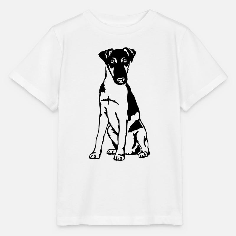 Fox terrier - T-shirt bio MINI CREATOR Stanley/Stella Enfant - blanc