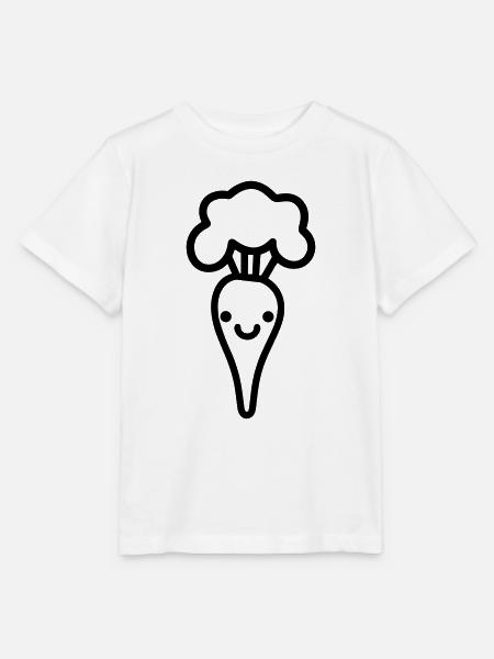 Karotte - Stanley/Stella Kinder T-Shirt MINI CREATOR - Weiß