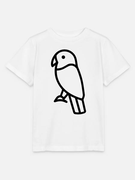 Papagei - Stanley/Stella Kinder T-Shirt MINI CREATOR - Weiß