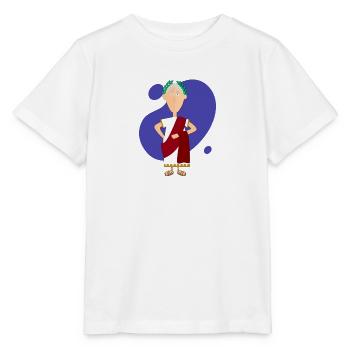 Portrait de Jules César, empereur romain - T-shirt bio MINI CREATOR Stanley/Stella Enfant - blanc - Devant - Maike (125cm)