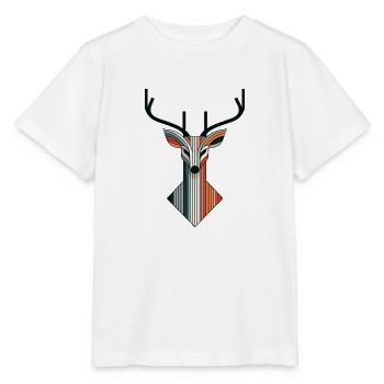 Hirsch - Stanley/Stella Kinder T-Shirt MINI CREATOR  - Weiß - Vorne - Maike (125cm)