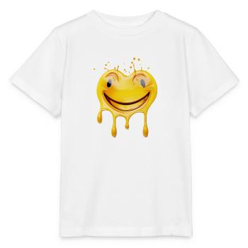 the melting laughter - Stanley/Stella MINI CREATOR Kids’ T-Shirt - white - Front - Maike (125cm)