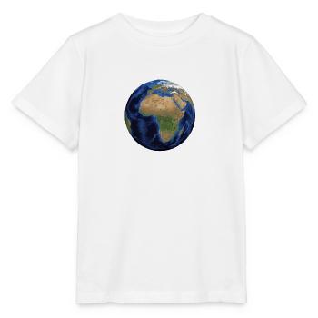 Globe du monde - T-shirt bio MINI CREATOR Stanley/Stella Enfant - blanc - Devant - Maike (125cm)