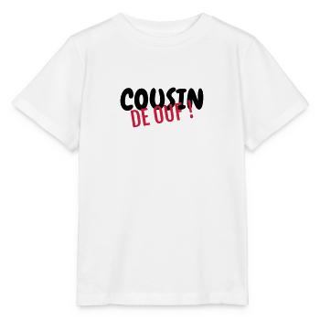 Oncle / Tante / Cousin / Cousine - T-shirt bio MINI CREATOR Stanley/Stella Enfant - blanc - Devant - Maike (125cm)