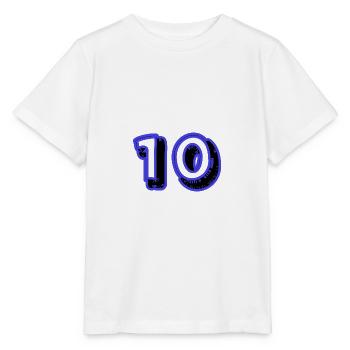 10. 10 YEARS. 10th ANNIVERSARY. 10 YEAR ANNIVERSARY. - Stanley/Stella MINI CREATOR Kids’ T-Shirt - white - Front - Maike (125cm)