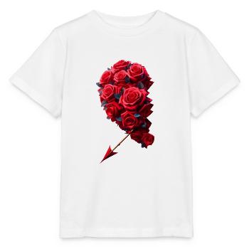 Partenaire du cœur gauche - T-shirt bio MINI CREATOR Stanley/Stella Enfant - blanc - Devant - Maike (125cm)