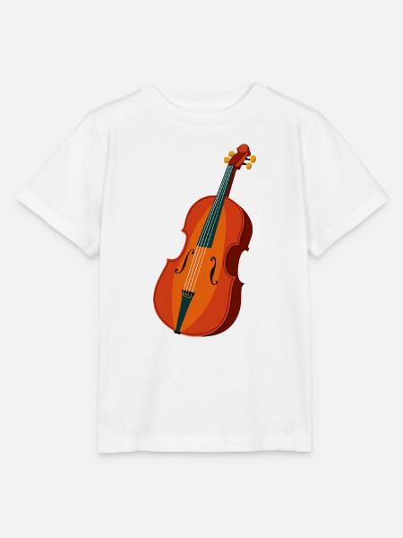 Kontrabass - Stanley/Stella Kinder T-Shirt MINI CREATOR  - Weiß