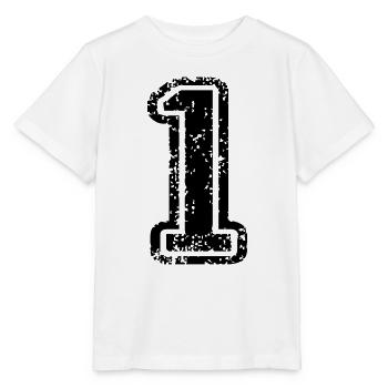 1 - Nummer - Stanley/Stella Kinder T-Shirt MINI CREATOR  - Weiß - Vorne - Maike (125cm)