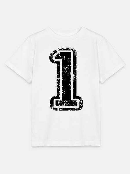 1 - Nummer - Stanley/Stella Kinder T-Shirt MINI CREATOR  - Weiß