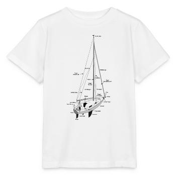 Segelbootbezeichnungen - Stanley/Stella Kinder T-Shirt MINI CREATOR  - Weiß - Vorne - Maike (125cm)