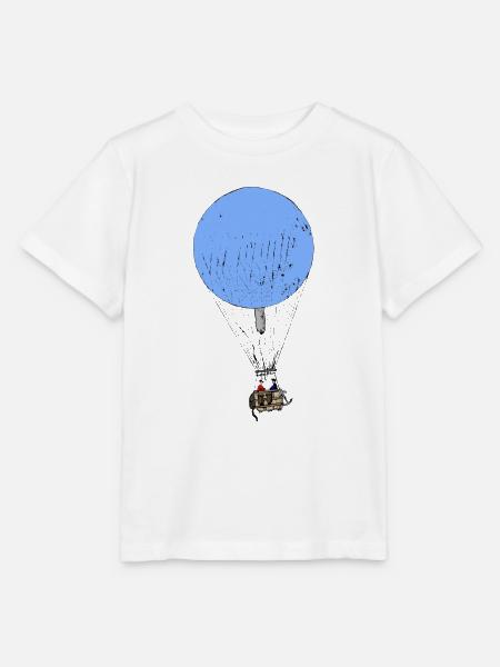 Heißluftballon - Stanley/Stella Kinder T-Shirt MINI CREATOR  - Weiß