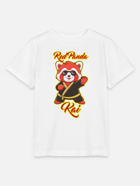 red panda kai - Stanley/Stella Kinder T-Shirt MINI CREATOR  - Weiß