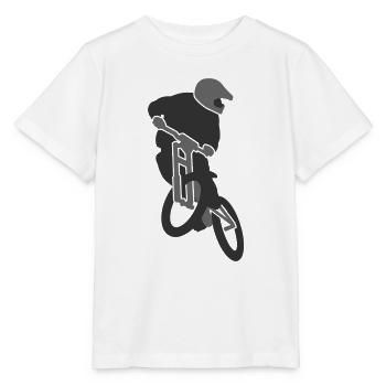 mountain_biker_v1 - Stanley/Stella Kinder T-Shirt MINI CREATOR  - Weiß - Vorne - Maike (125cm)