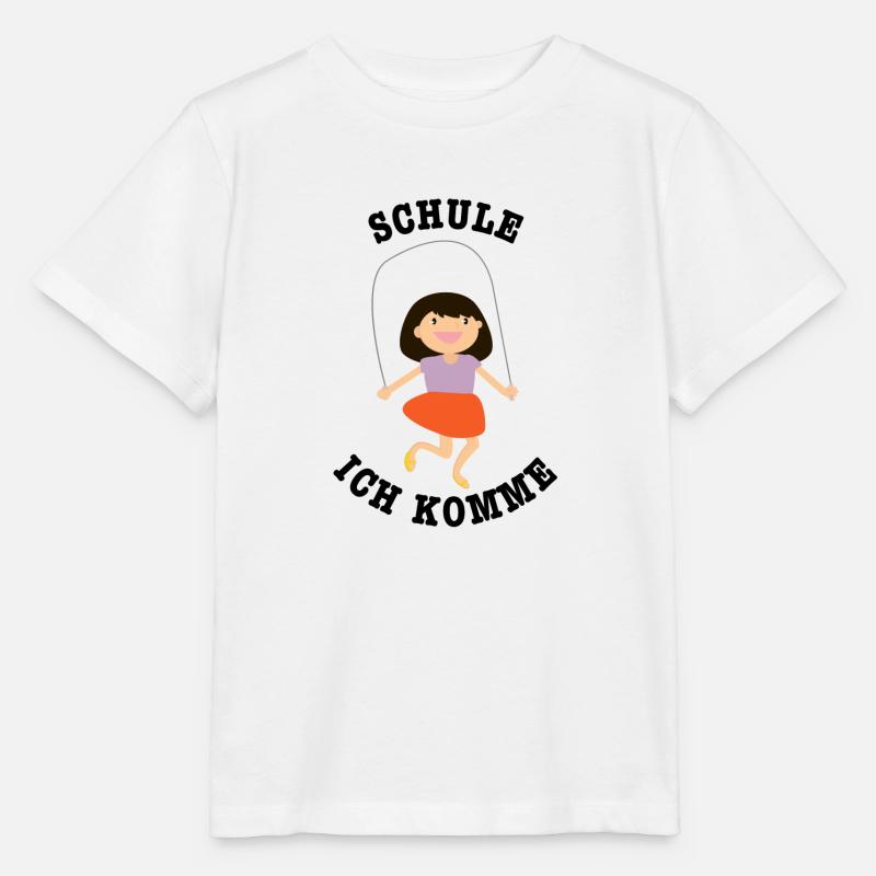 Schule ich komme, Einschulung - Stanley/Stella Kinder T-Shirt MINI CREATOR  - Weiß
