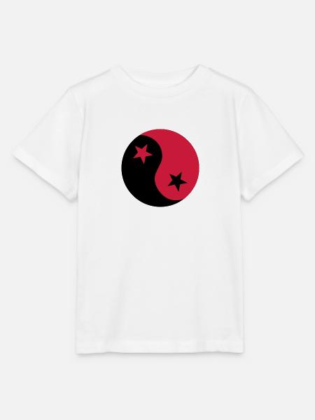 Ying und Yang - Stanley/Stella Kinder T-Shirt MINI CREATOR  - Weiß