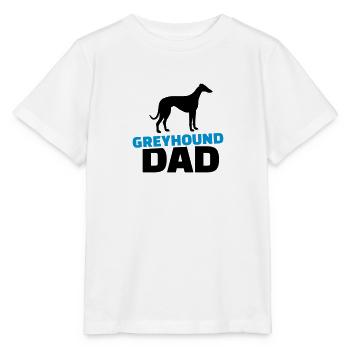 Greyhound Dad - T-shirt bio MINI CREATOR Stanley/Stella Enfant - blanc - Devant - Maike (125cm)