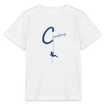 climbing - Stanley/Stella Kinder T-Shirt MINI CREATOR  - Weiß - Vorne - Maike (125cm)