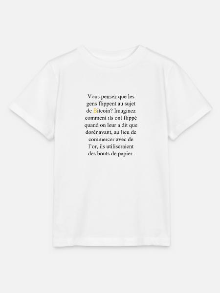 ₿TeeSee - Stanley/Stella Kinder T-Shirt MINI CREATOR  - Weiß