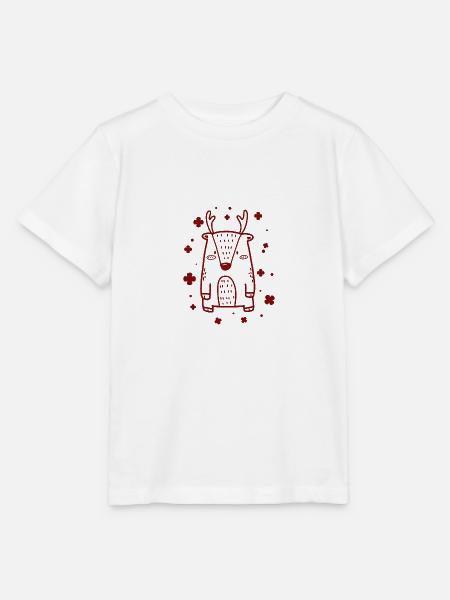 lustiger Elch - Stanley/Stella Kinder T-Shirt MINI CREATOR - Weiß
