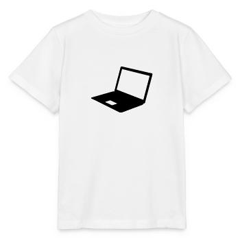 Ordinateur - T-shirt bio MINI CREATOR Stanley/Stella Enfant - blanc - Devant - Maike (125cm)