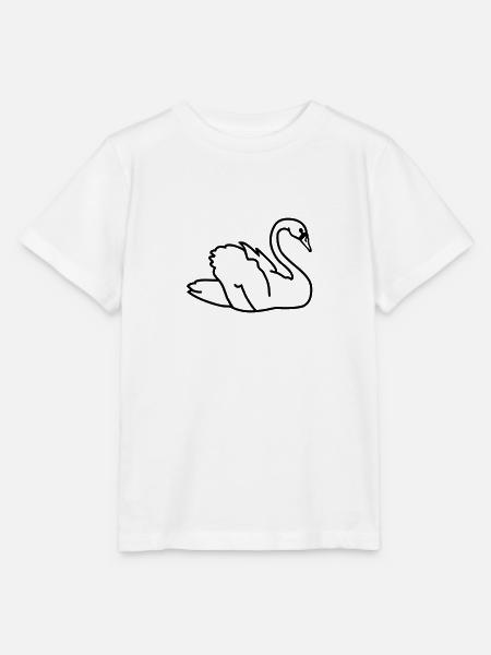 Schwan - Stanley/Stella Kinder T-Shirt MINI CREATOR - Weiß