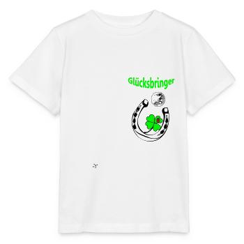 Glücksbringer - Stanley/Stella Kinder T-Shirt MINI CREATOR  - Weiß - Vorne - Maike (125cm)