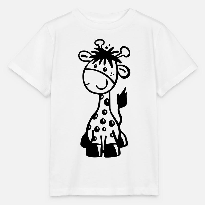 Kleine Giraffe - Stanley/Stella Kinder T-Shirt MINI CREATOR  - Weiß