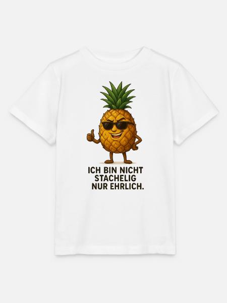 Ananas mit Stil und Ehrlichkeit - Stanley/Stella Kinder T-Shirt MINI CREATOR  - Weiß