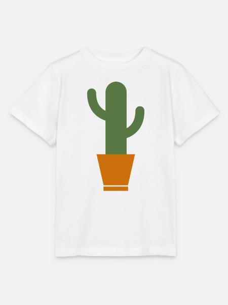 Kaktus - Stanley/Stella Kinder T-Shirt MINI CREATOR - Weiß