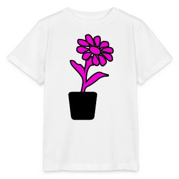 Blume - Stanley/Stella Kinder T-Shirt MINI CREATOR  - Weiß - Vorne - Maike (125cm)