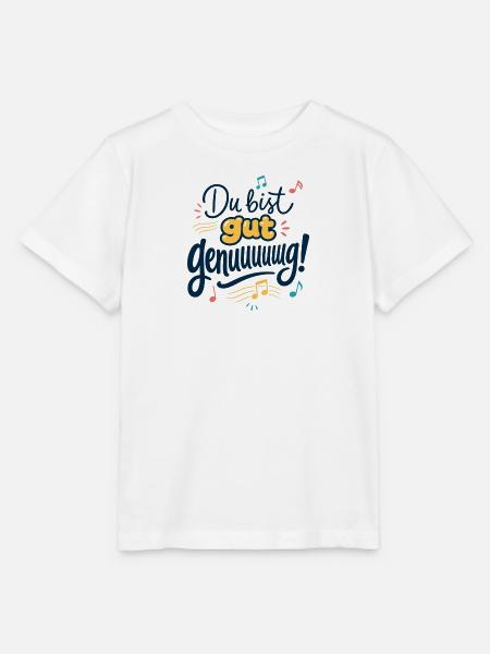 Du bist gut genug Musikmotiv - Stanley/Stella Kinder T-Shirt MINI CREATOR  - Weiß