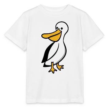 Pellie The Pelican - Stanley/Stella MINI CREATOR Kids’ T-Shirt - white - Front - Maike (125cm)