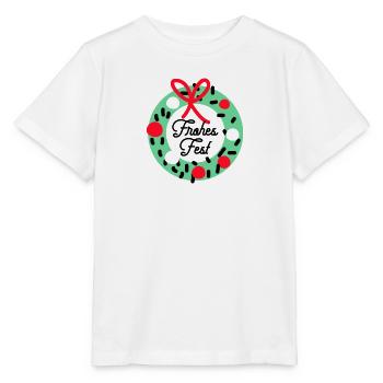 Frohes Fest! - Stanley/Stella Kinder T-Shirt MINI CREATOR  - Weiß - Vorne - Maike (125cm)