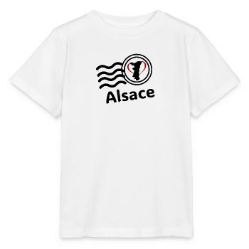 Timbre Alsace - T-shirt bio MINI CREATOR Stanley/Stella Enfant - blanc - Devant - Maike (125cm)