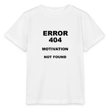 Error 404 Motivation not found - Stanley/Stella Kinder T-Shirt MINI CREATOR  - Weiß - Vorne - Maike (125cm)