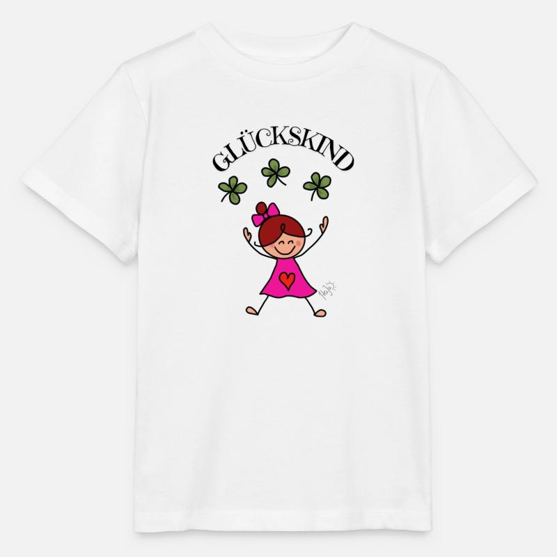 Glückskind sw - Stanley/Stella Kinder T-Shirt MINI CREATOR  - Weiß
