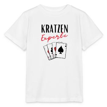Kratzen Experte - Stanley/Stella Kinder T-Shirt MINI CREATOR  - Weiß - Vorne - Maike (125cm)