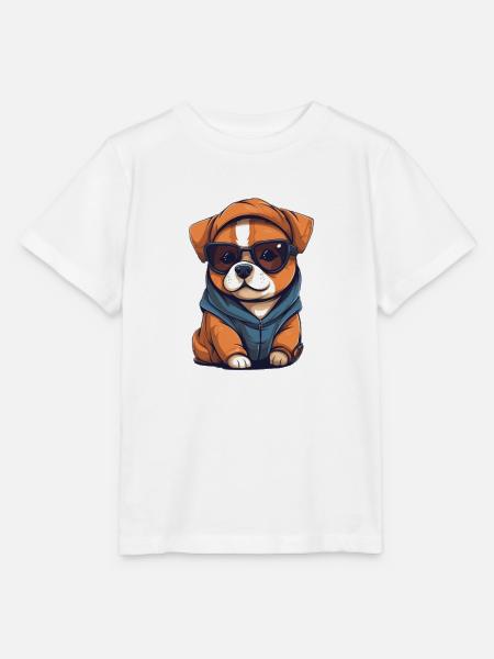 dog lover - Stanley/Stella Kinder T-Shirt MINI CREATOR - Weiß