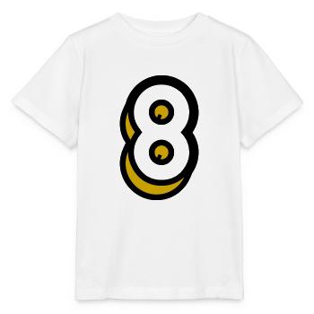 8. 8 YEARS. 8TH ANNIVERSARY. BIRTHDAY 8 YEARS - Stanley/Stella MINI CREATOR Kids’ T-Shirt - white - Front - Maike (125cm)