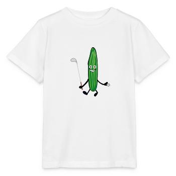 cucumber,golf,golfer, sportsman - Stanley/Stella MINI CREATOR Kids’ T-Shirt - white - Front - Maike (125cm)
