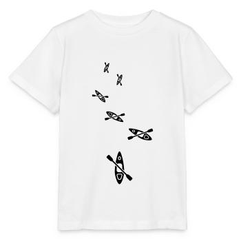 Kanu icon - Stanley/Stella Kinder T-Shirt MINI CREATOR  - Weiß - Vorne - Maike (125cm)