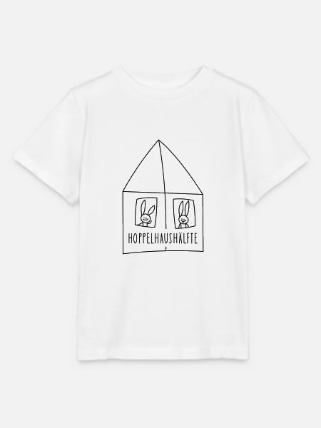 Lustige Hasen im Häuschen - Stanley/Stella Kinder T-Shirt MINI CREATOR - Weiß