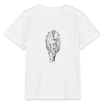 Löwe - Stanley/Stella Kinder T-Shirt MINI CREATOR  - Weiß - Vorne - Maike (125cm)