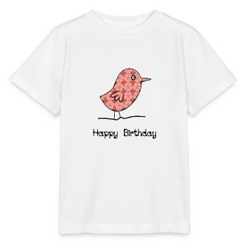 JAHRESTAG. ALLES GUTE ZUM GEBURTSTAG!. ALLES GUTE ZUM GEBURTSTAG!. - Stanley/Stella Kinder T-Shirt MINI CREATOR  - Weiß - Vorne - Maike (125cm)