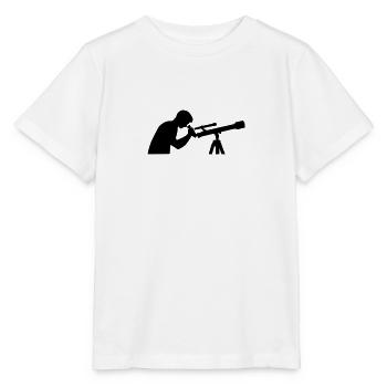 Télescope - T-shirt bio MINI CREATOR Stanley/Stella Enfant - blanc - Devant - Maike (125cm)
