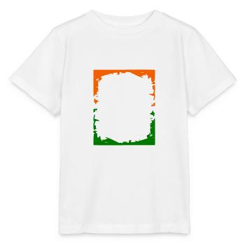 farbiger Krach Rahmen - Stanley/Stella Kinder T-Shirt MINI CREATOR  - Weiß - Vorne - Maike (125cm)