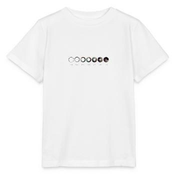 Blende Fotografie Objektiv Kamera - Stanley/Stella Kinder T-Shirt MINI CREATOR  - Weiß - Vorne - Maike (125cm)
